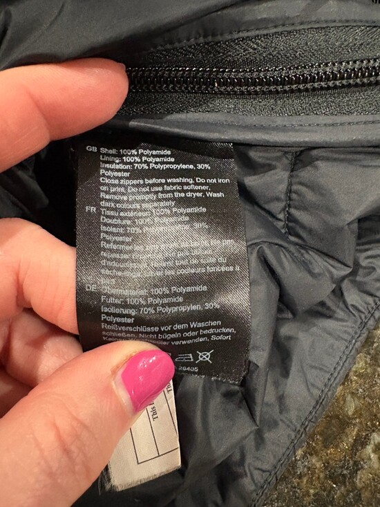 Helly Hansen Jacket Womens Size S Black LIFALOFT Hooded Full Zip Puffer - Picture 14 of 14